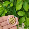 Oro Puro 999 Pegatina de Oro para Teléfono 2mg Paz y Alegría Dios de la Riqueza con Adhesivo Trasero Pequeño Regalo para Atraer Tráfico Fabricante Mayorista