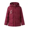 Roupas de Inverno para Mãe de Meia-Idade Jaqueta de Algodão Novo Estilo Chinês Roupa Exterior 2026 Novo Estilo Roupas para Mulheres de Meia-Idade e Idosas Roupas de Algodão Grossas Quentes Soltas