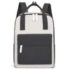 Mochila portátil em estoque atacado logotipo personalizado versão coreana para alunos do ensino fundamental e médio mochila escolar mochila para aula de treinamento mochila infantil