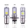 Iluminação LED de alta potência para motocicleta, interface grande de dupla face, garra dupla e garra tripla, holofote, longo alcance, farol de modificação universal