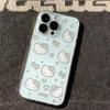 Verde Menta Hello Kitty Adecuado para Apple 16/15 Plus Casual Suave Funda para Teléfono Iphone14/13Pro