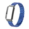Correa Adecuada para Xiaomi Mi Band 7 Pro, Pulsera Sólida de Acero Inoxidable de Tres Eslabones, Correa Metálica Miband7Pro