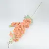 Flor Artificial Delphinium Aveludado de 2 Pétalas Decoração de Flor Falsa para Casa Arranjo de Flores Flor de Seda Jacinto Flor para Caminho de Casamento Flor Guia