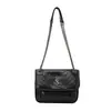 2025 Bolso Bandolera Plegable Bosque Clásico con Cadena Bolso Mensajero Gran Capacidad Bolso de Hombro Cruzado para Mujer Famoso Versátil