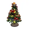 Kit de Materiales para Árbol de Navidad de Palitos Retorcidos Hechos a Mano DIY Decoraciones de San Valentín Adornos de Escritorio Regalos Festivos para Amigos