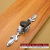 Maçaneta de Porta de Armário de Móveis Estilo Desenho Animado Americano Maçaneta de Armário para Quarto de Crianças Alça Preta Simples Moderna para Porta de Armário Guarda-roupa