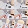 Xixi X772 Mini Set de Brochas Portátil (Paquete de 6) Set de Maquillaje Polvo Suelto Sombra de Ojos Rubor Iluminador Brocha Suave