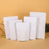 Bolsas de Papel Kraft en Stock, Bolsas Autosellables tipo Stand-Up, Bolsitas de Té Personalizadas, Snacks de Frutos Secos de Papel Kraft Engrosado, Papel de Aluminio al por Mayor