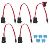 Caja Trasera de Circuito de Toma de Corriente de Extensión de Fusible de Coche M2/Pequeño/Mini/Miniatura de Doble Cable