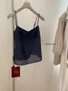Wgwe8879 Ropa de Mujer Guangzhou Shisanxing Verano Nuevo Patrón de Lunares Camisola Top con Lazo Ajustable