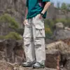 Calças de trabalho personalizadas para primavera e outono para homens, com propriedades corta-vento, impermeáveis, respiráveis e de secagem rápida, adequadas para atividades ao ar livre, caminhadas e uso casual.
