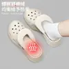 Pantuflas de Clog para Mujer, Invierno, Hogar y Exterior, Antideslizantes, Felpa, Desmontables, Suela Gruesa, Sensación de Caminar sobre las Nubes, Zapatos de Algodón Cálidos