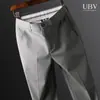 Liquidación/Sin Devoluciones ni CambiosPantalones Casuales Antiarrugas de Tencel Pantalones de Traje Cortos de Verano Pantalones Cónicos de Seda Helada