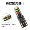 Luz LED T10 para Coche, Flujo de Agua Intermitente, Luz de Posición, Silicona T104 Color Flujo de Agua Intermitente Luz Pequeña, Luz de Matrícula, Universal