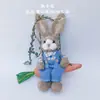 En Stock Tejido de Paja Hecho a Mano Conejo Adorno Creativo Lindo Regalo Decoración Estilo Bosque Navidad Pascua Patente