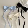 Presilha de Cabelo com Laço Doce e Elegante para Mulheres, Presilha de Mola para a Parte de Trás da Cabeça, Grampo de Cabelo, Acessório de Cabelo, Joia de Alta Qualidade