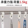 Gancho Pinza para Tubería, Doble Cabeza Desmontable Colgante Multifuncional Resistente al Viento Pinza Fuerte, Gancho Creativo sin Rastro para Baño Cocina