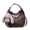 2026 Nuevo Bolso Cubo de Moda para Viajes Cotidianos Bolso Cruzado Casual Retro Versátil Bolso de Mano Sencillo de Nicho Bolso de Hombro