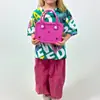 Moda Europea y Americana Bolsa de Playa Eva Verano Exterior Estilo Coreano Bolso de Mano Bolso Tote Accesorios DIY Bolsa con Agujeros