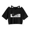 Tactical Battle Series Cross-border Popular Student Sling Base Top Feminino Crop Personalizado
