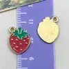 Série Frutas Gota de Óleo Acessórios para Joias DIY Pingente de Morango Cereja Pingente Pulseira Colar Liga Transfronteiriça Pingente
