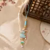 Encantador Colgante para Bolso Conejo Corriendo Song Jin Nuevo Estilo Chino Colgante de Conejo Correa para Teléfono Estilo Nacional Tienda Cultural y Creativa Fuente de Producto Terminado