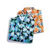 Camisa Floral Sanya a la Orilla del Mar para Hombre de Manga Corta Estilo Ins Fresca Hawaiana Holgada Camisa de Media Manga para Vacaciones en la Playa