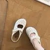 Pantuflas cerradas de suela gruesa estilo francés para mujer, nuevas de otoño 2026, tipo Birkenstock, para usar en exteriores