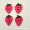 Nova lã lã lã hand-cranked fruta morango lã mão-hooked roupa acessórios de cabelo bagagem roupas femininas roupas infantis acessórios decorativos