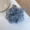 Scrunchie Gradiente Cintilante Cor de Café, Fresco e Elegante para Mulheres, Elástico de Cabelo de Malha de Alta Qualidade, Acessório de Cabelo