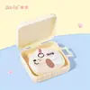 Chuanqi'Er Esponja de Maquillaje de Algodón de Azúcar Dibujos Animados Lindos Caja de Almacenamiento Especial Tamaño Grande Esponja de Aire Base en Polvo Suelto Esponja de Belleza Especial
