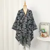 Nuevo Estilo Étnico Jacquard Paisley Retro Borla Abertura Chal Viaje Transfronterizo Cálido Capa Poncho