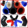 Clipe de fio preto tecido tubo de silicone resistente a alta temperatura cor personalizada enrolamento carro modificado mangueira de silicone vermelha azul