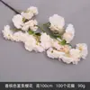 Serie de Flores de Tira Color Champán Seda Artificial de Boda Niebla Phalaenopsis Arco de Salón de Bodas Ramo de Decoración Falsa Dropshipping