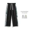 Pantalones Rectos Nuevos para Hombre 2025, Pantalones Casuales Versátiles de Pierna Ancha, Sueltos y Pesados para Primavera y Otoño, Pantalones Deportivos de Moda de Marca