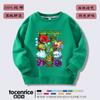 Suéteres Infantis Novos de Primavera e Outono 2024 Plantas Vs. Jogo de Zumbis Desenho Animado Roupa Exterior Mais Fácil para Combinar Tops para Meninos e Meninas