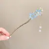 Novo Estilo Chinês Franja Grampo de Cabelo de Alta Qualidade para Penteado Penteado Estilo Antigo Hanfu Exquisita Flor Passo-Balanço Grampo de Cabelo Qipao Adorno de Cabeça
