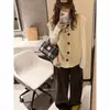 Chaleco suelto de diseño vanguardista para mujer Otoño/Invierno 2025 Nuevo Talla Grande Estilo Coreano Relajado Chaleco de Punto Suelto Sin Mangas