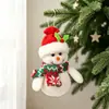 Decoraciones Navideñas Tela Tejida Muñeco Viejo Muñeco de Nieve Colgante Muñeca Colgante de Regalo Accesorios para Árbol de Navidad Venta al por Mayor