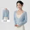 Top Sexy de Yoga con Escote en V Profundo para Mujer, Ligero y Transpirable, Camiseta de Fitness de Manga Larga, Pilates de Corte Relajado, Ropa Deportiva Casual