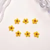 Flores Pequeñas Frescas, Flores de Cinco Pétalos, Accesorios para Uñas Artísticas, Pequeños Accesorios de Resina Tridimensionales, Accesorios Coloridos Portátiles para Uñas, Materiales para Manualidades