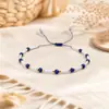 Pulseira de Vidro com Miçangas Seed Estilo Férias Boêmia, Pulseira Colorida Ajustável Feita à Mão com Contas, Transfronteiriça