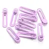 Presilhas Bico de Pato Sem Emendas Redondas de Duas Pontas, Presilhas de Cabelo Pintadas por Spray, Acessórios de Material para DIY, Presilhas de Cabelo Coloridas Doces Macaron Venda por Atacado para Crianças