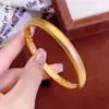 Pulsera Zodiaco Chapada en Oro de Latón con Acabado de Alta Gama, Diseño de Superficie Arenada Antigua, Pulsera Dorada para Mujer, Lujo Ligero, Pulsera de Alta Retención de Color
