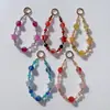 Cadena para Teléfono con Lentejuelas que Cambian de Color Sensible a la Luz Transfronteriza Llavero Colgante de Estrella de Cinco Puntas Accesorios para Bolsos Venta al por Mayor de Comercio Exterior