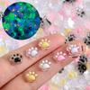 Joyas Adornos para Uñas con Diseño de Mariquita de Siete Estrellas Transfronterizos 50 Piezas Escarabajo Estéreo Accesorios para Uñas Diamante Fondo Plano DIY