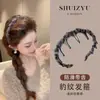 O mesmo estilo de arco de cabelo de almôndega, grampo de cabelo infantil, acessório de cabeça mágico para crianças com tema marinho, tiara fofa para cabelo