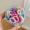 Elásticos de Cabelo Descartáveis em Cores Doces para Mulheres, Novo Estilo 2026 Elásticos de Cabelo para Crianças, Alta Elasticidade, Cordas de Cabelo Não Danificam, Elásticos de Cabelo