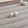 Brincos de Pérola Edison de Água Doce Naturais de 10mm em Prata S925, Brincos de Tarraxa de Pérola Branca de Alta Qualidade, Versátil