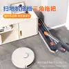 Mopa casera personalizada para limpieza en un solo paso, sin manos, integrada con raspador, mopa triangular para suelos, especializada para limpiar y trapear suelos